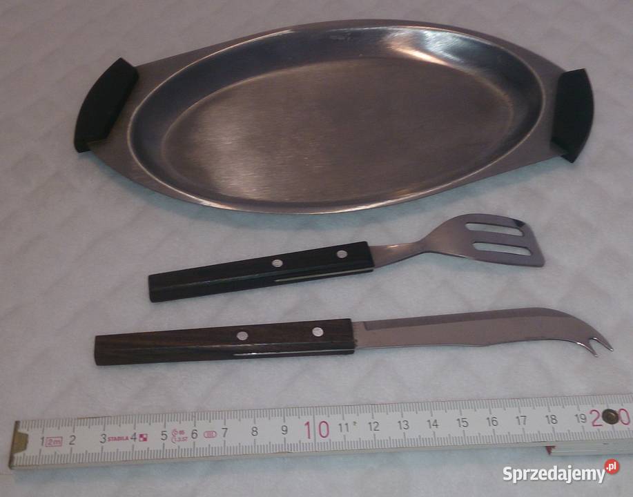 Taca patera do serwowania ze sztućcami Czeladź