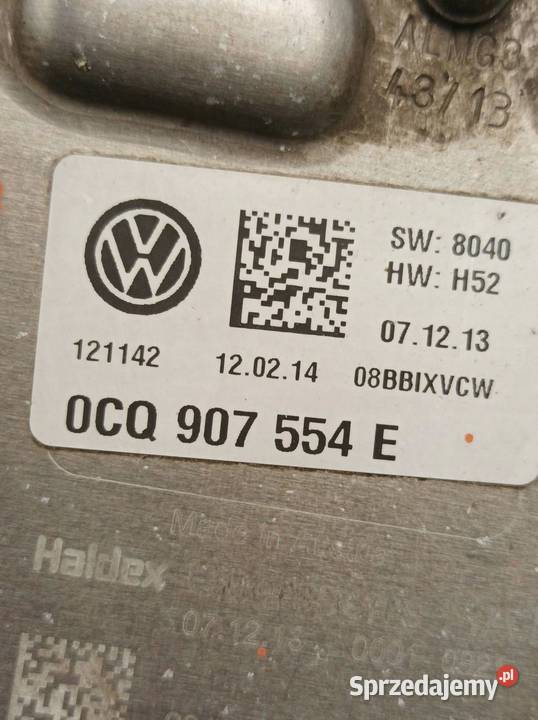 MODUŁ NAPĘDÓW REDUKTORA 0CQ907554E VW Volkswagen