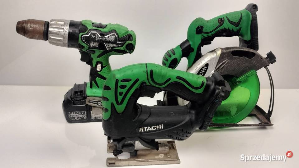 Zestaw 7 Elektronarzędzi Hitachi 18V kultowa Rawicz sprzedam