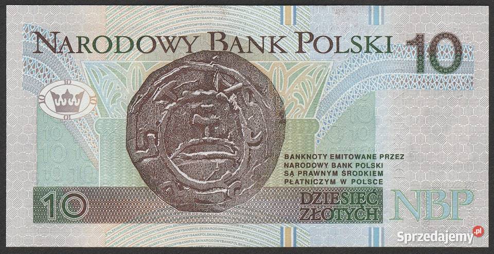 Polska 10 złotych 1994 stan bankowy UNC Kolekcje Łódź