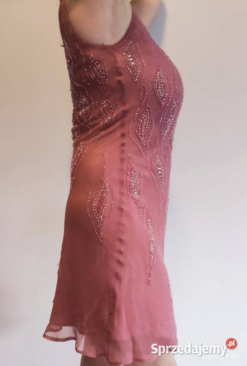 Sukienka Bankietowa Aryton r38 kolor spokojny Bielany Wrocławskie sprzedam