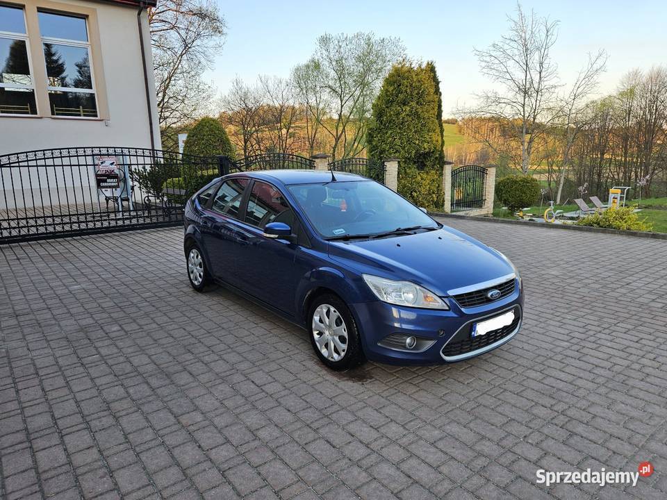 Ford Focus 2008r 16BenzLPG Klimatronik Niski niebieski Samochody osobowe małopolskie