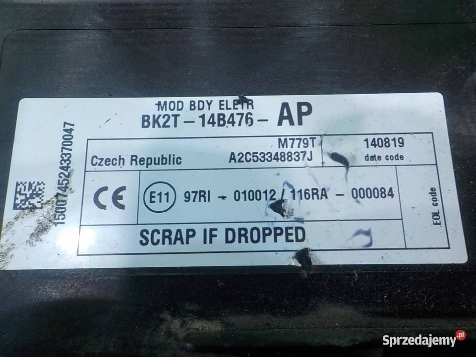 TRANSIT MK8 VIII 22 15r skrzynka bezpiecznikow Suków