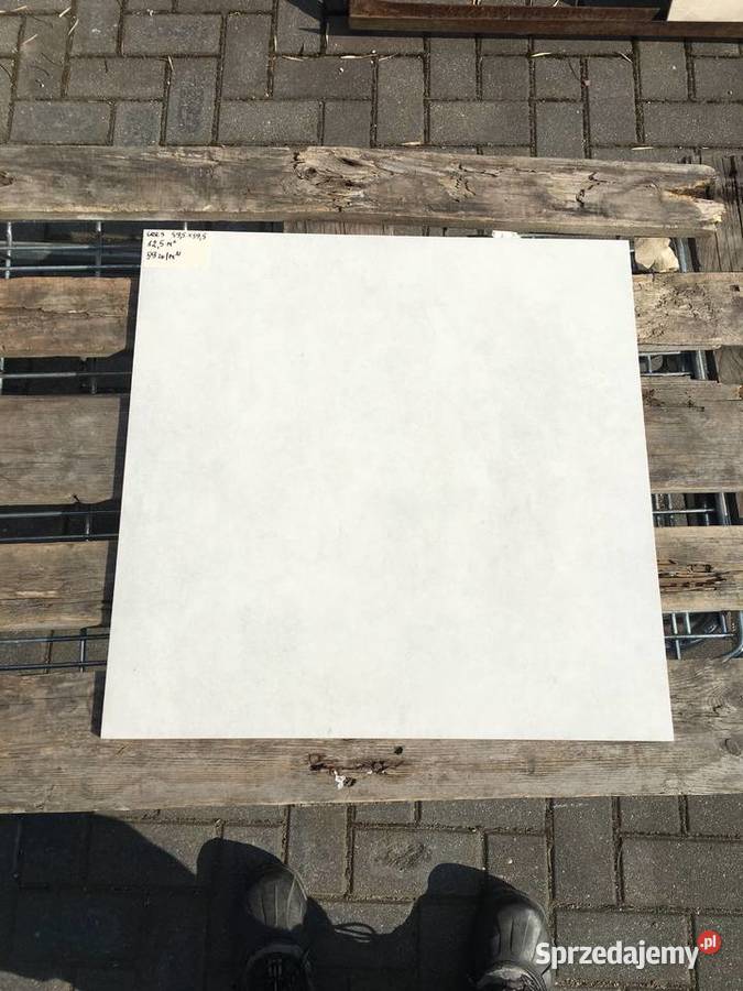 Gres płytka podłogowa biały 595x595 made in