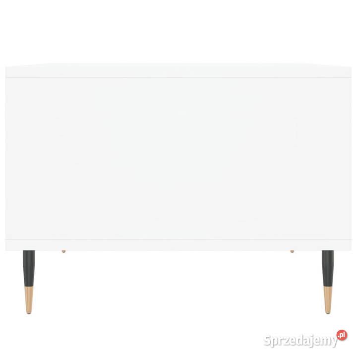 Stolik kawowy biały 60x50x365 materiał Warszawa