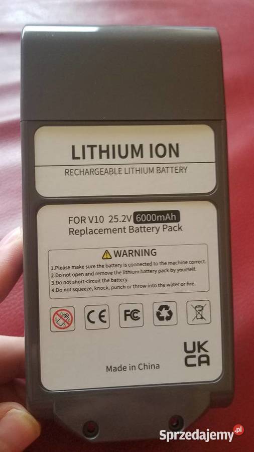 Akumulator do Dyson V10 bateria 6000 mAh SV12 Białystok