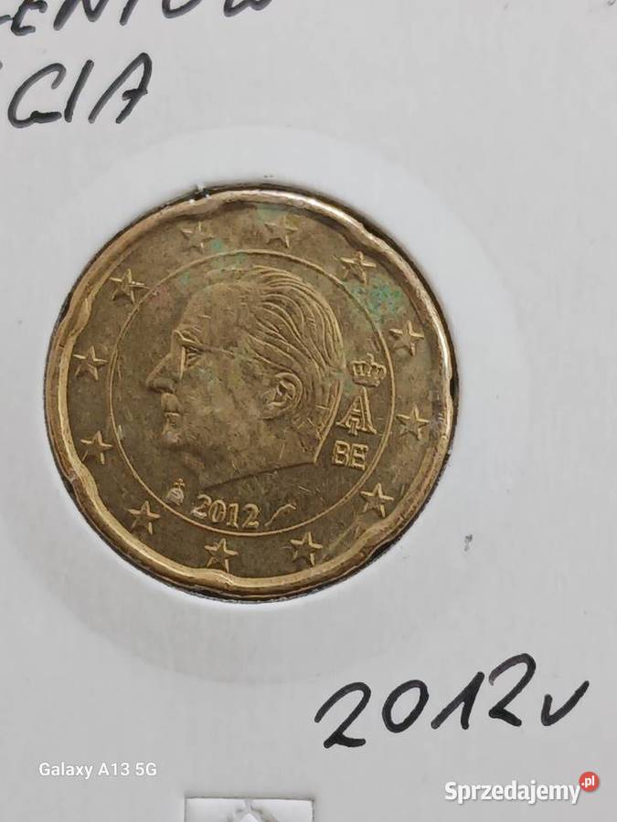 20 Eurocentów Belgia 2012 r Konin