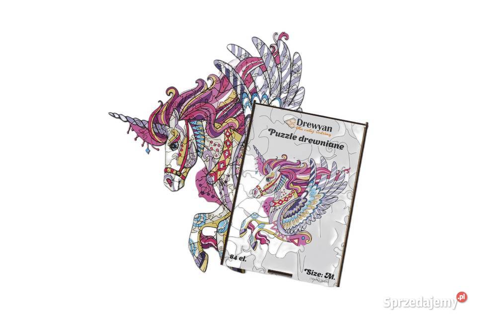 Puzzle Drewniane Premium EKO Układanka Pegas A4 Łódź