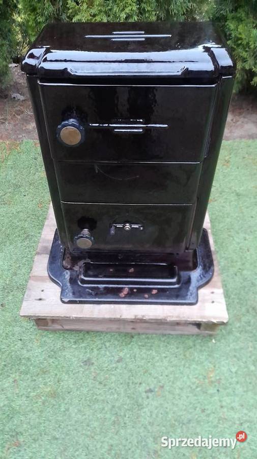 Piec koza żeliwny szamot emaliowany buderus Garby