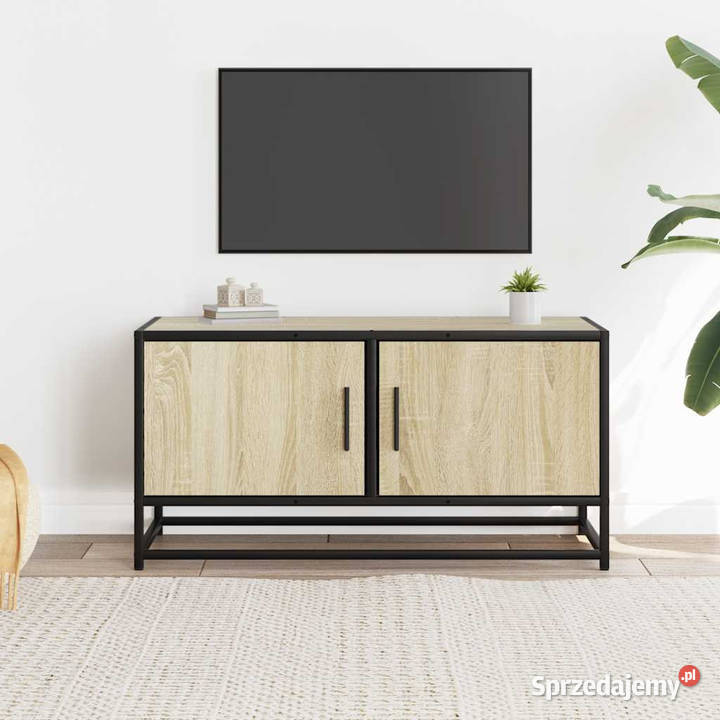 Szafka pod telewizor dąb sonoma 80x345x40 RTV Warszawa