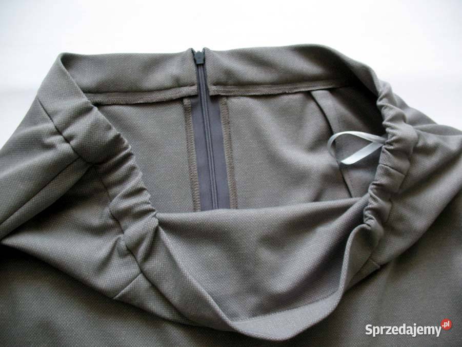 Spódnica szara maxi 48 50 5XL pas 94 Nowa Siedlce