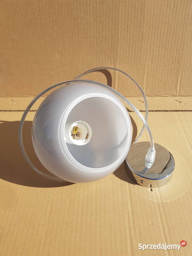 Lampa wisząca KULKA KULA 15 SZARY szkło MURANO Lampy Warszawa