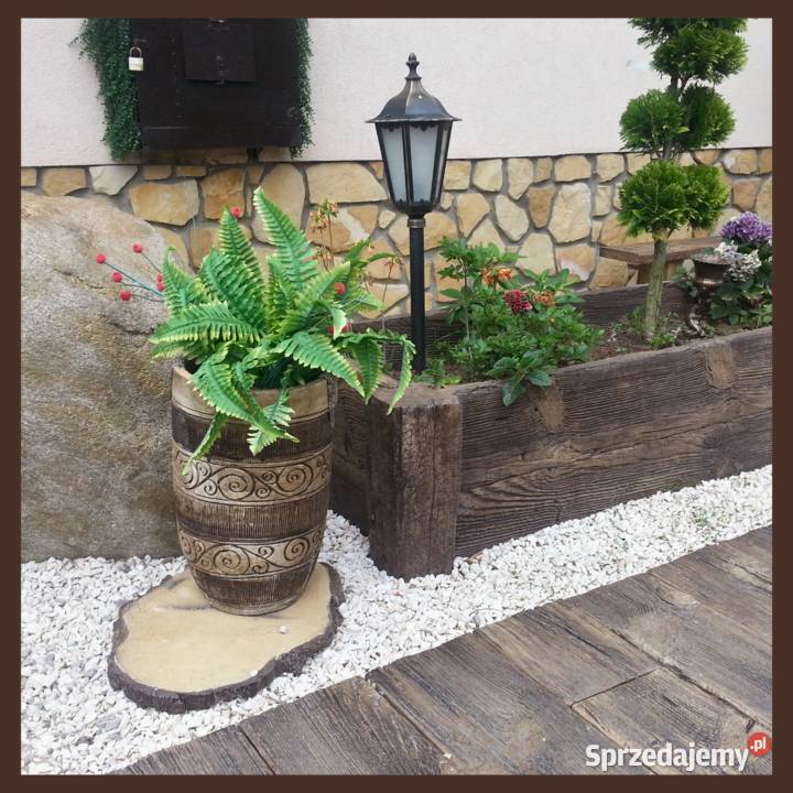 Kwietnik donica warzywniak imitacja drewna Warszawa