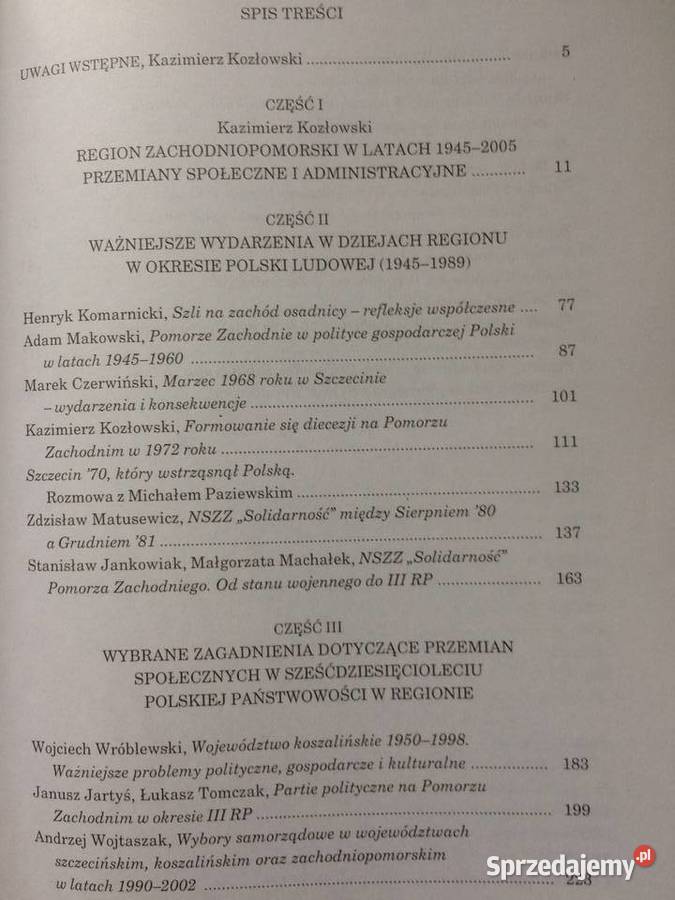 3486 Pomorze Zachodnie W Latach 1945 2005 zachodniopomorskie sprzedam