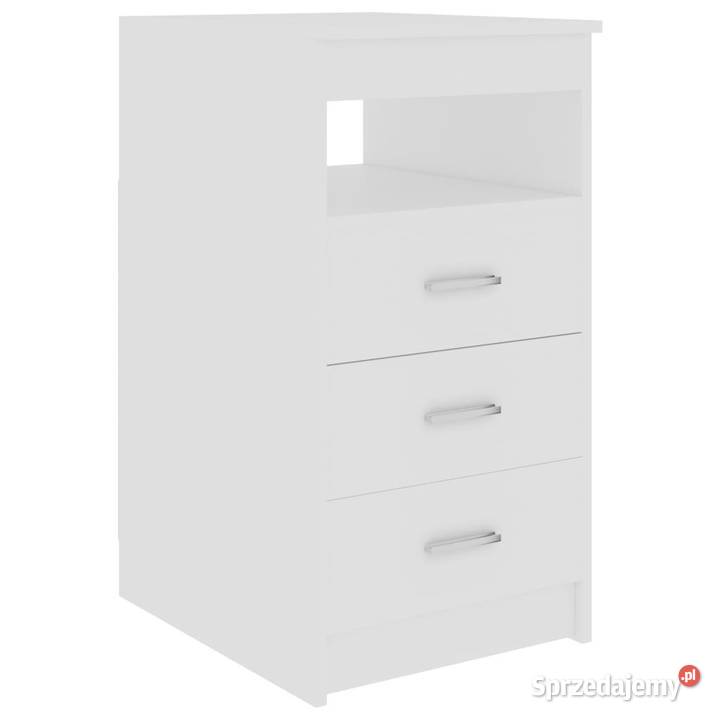 Komoda biała 40x50x76 materiał drewnopochodny