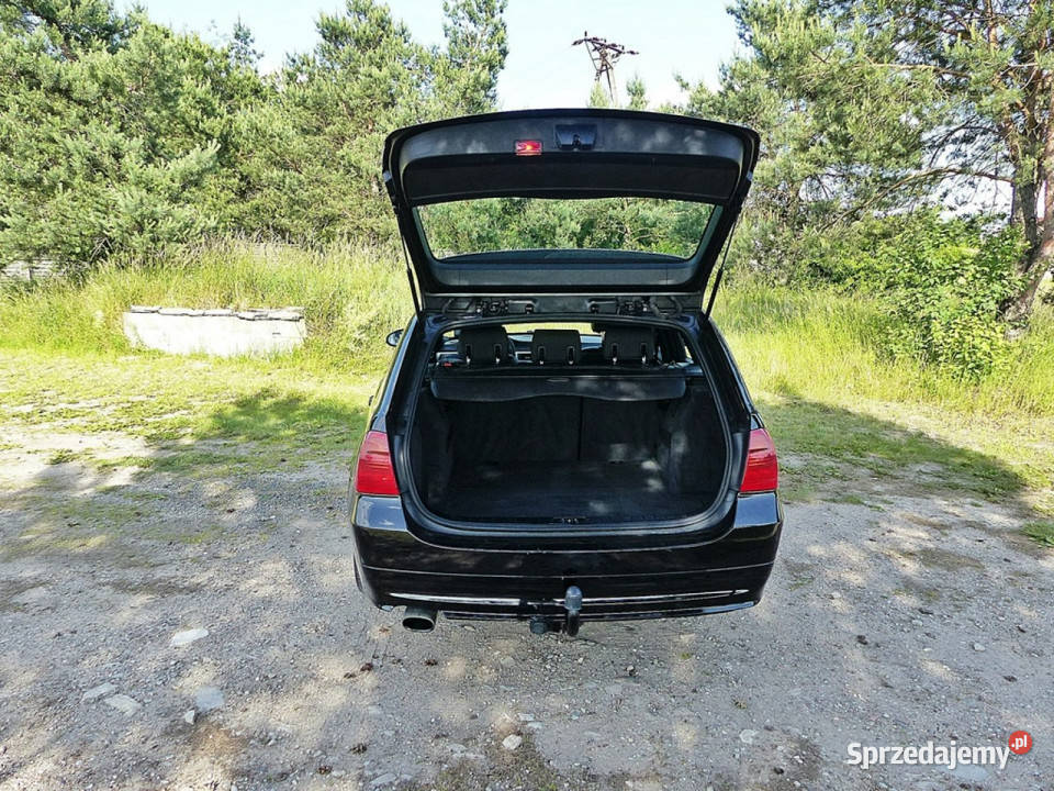 BMW 320 320iKlimaAluSkóryPełna ElektrykaAudio czarny Piła