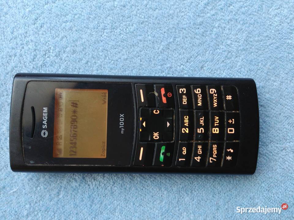 SAGEM my100X telefon klawiszowy 100 my unikat
