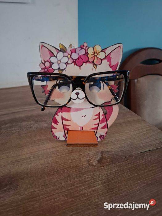 Uchwyt stojak na okularykotek Wąbrzeźno