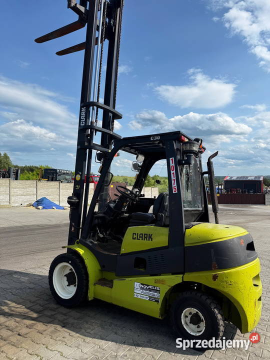wózek widłowy diesel CLARK C30D Yanmar 3000 diesel łódzkie