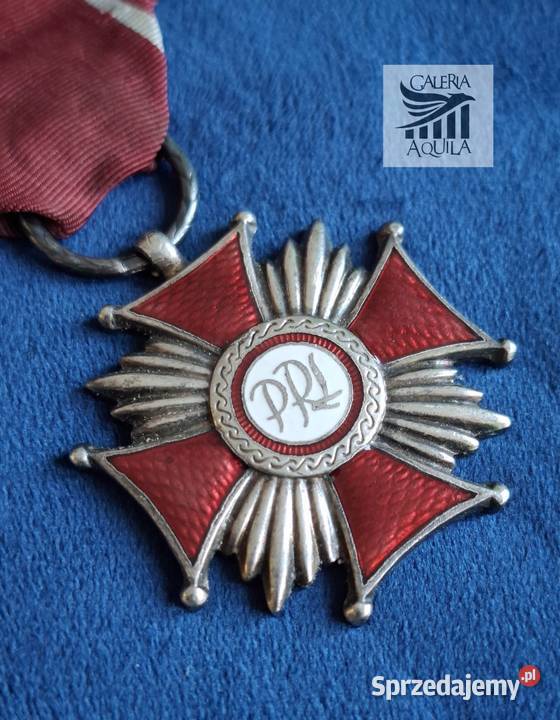 Srebrny Krzyż Zasługi PRL dokument nadanie Wejherowo
