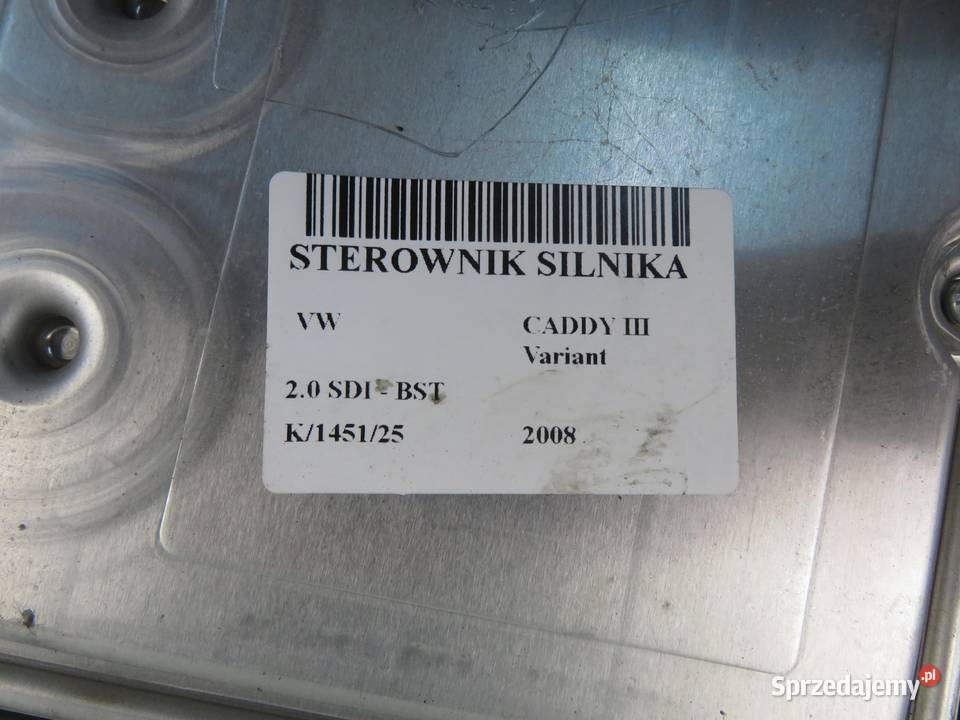 STEROWNIK VW CADDY III 20 SDI 03G906016LF osobowe