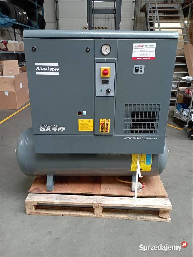 Sprężarka śrubowa kompresor ATLAS COPCO GX4FF