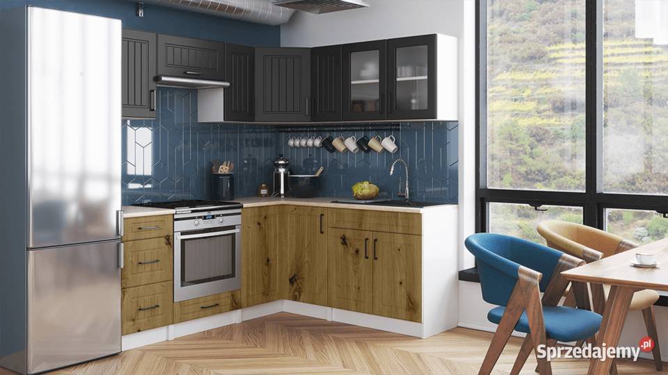 Kuchnia narożna ROTIZA DENIM MAT Brody