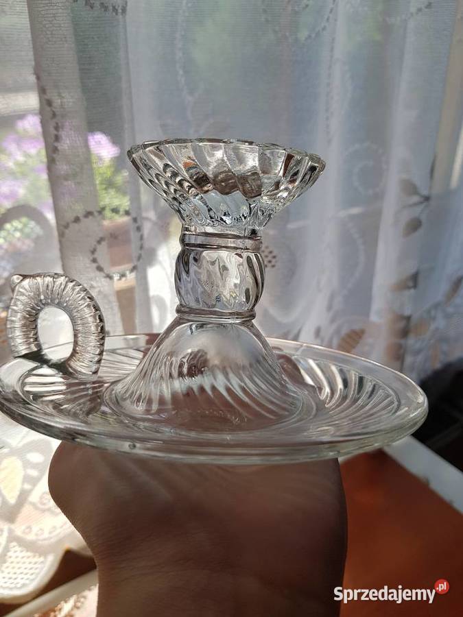 Kaganek Spirelli Ząbkowice szkło PRL Dąbrowa Górnicza