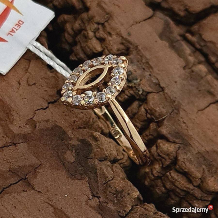 Pierścionek r11 Złoty pr585 Glamour Z677 Poznań