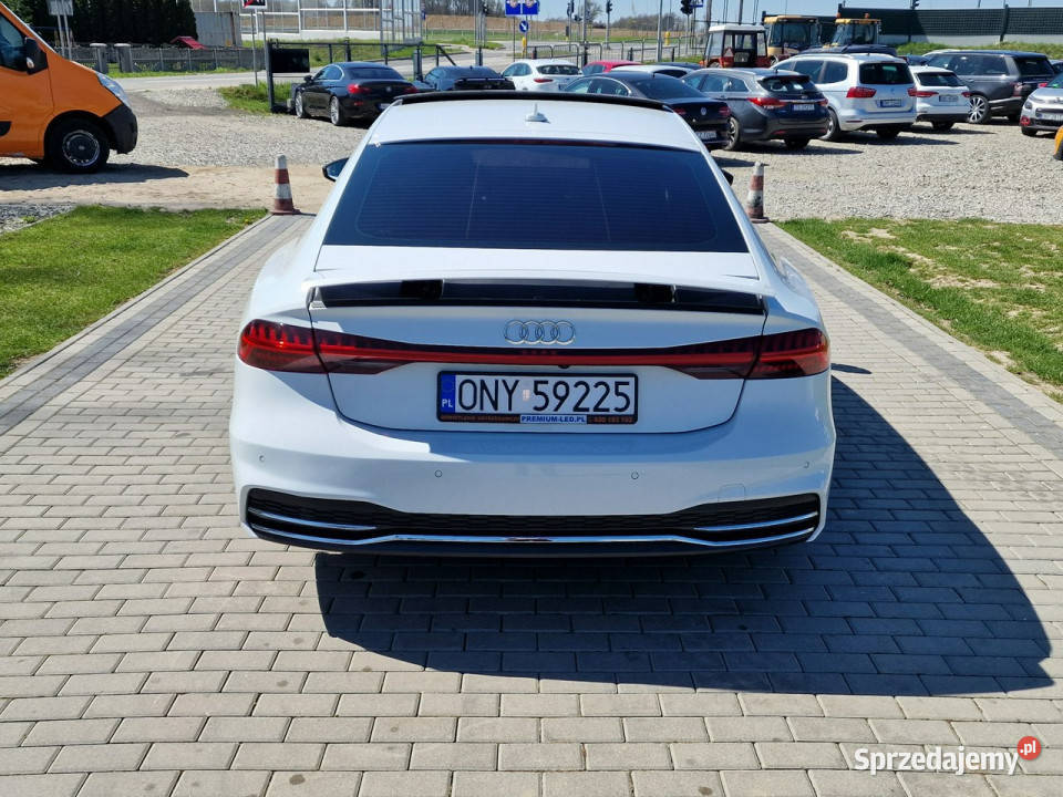 Audi A7 Sportback 30tfsi 340 Mod2022 Biała Perła aluminiowe felgi A7 Samochody osobowe Strobice