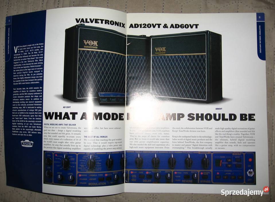 VOX Amps Catalog katalog wzmacniaczy Kępice