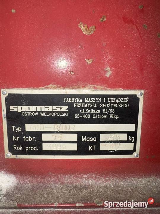 Gniotownik spomasz rud8