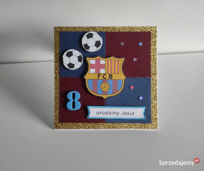 Personalizowana kartka ręcznie robiona na Rękodzieło Łódź sprzedam