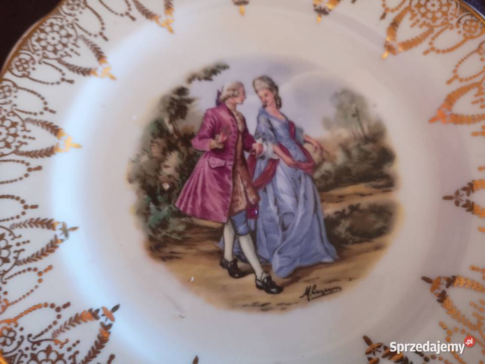 Filiżanka z talerzykiem deserowym Cobrige Gdańsk