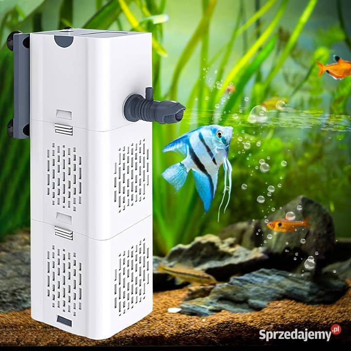 Cichy filtr wewnętrzny do akwarium 4 w 1 filtr Jaworzno