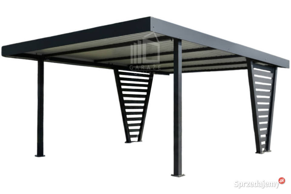 Carport V PREMIUM 45x45m Wypełnienie panelami kujawsko-pomorskie Inowrocław