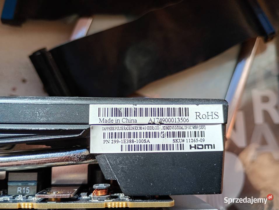 Sapphire pulse radeon rx 580 4GB 2x hdmi 2x kujawsko-pomorskie Toruń