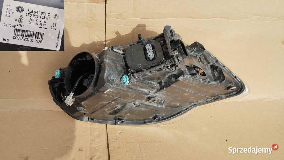 Lampa Lewa Bi Xenon Skrętny Vw Touareg 1 Lift 7L