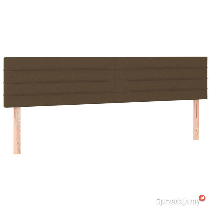 Zagłówek do łóżka z LED ciemnobrązowy 200x5x7888 Warszawa