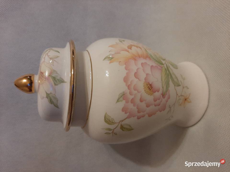 Porcelanowa amforapuzderko piękna sygnowana Porcelana i szkło Inowrocław sprzedam