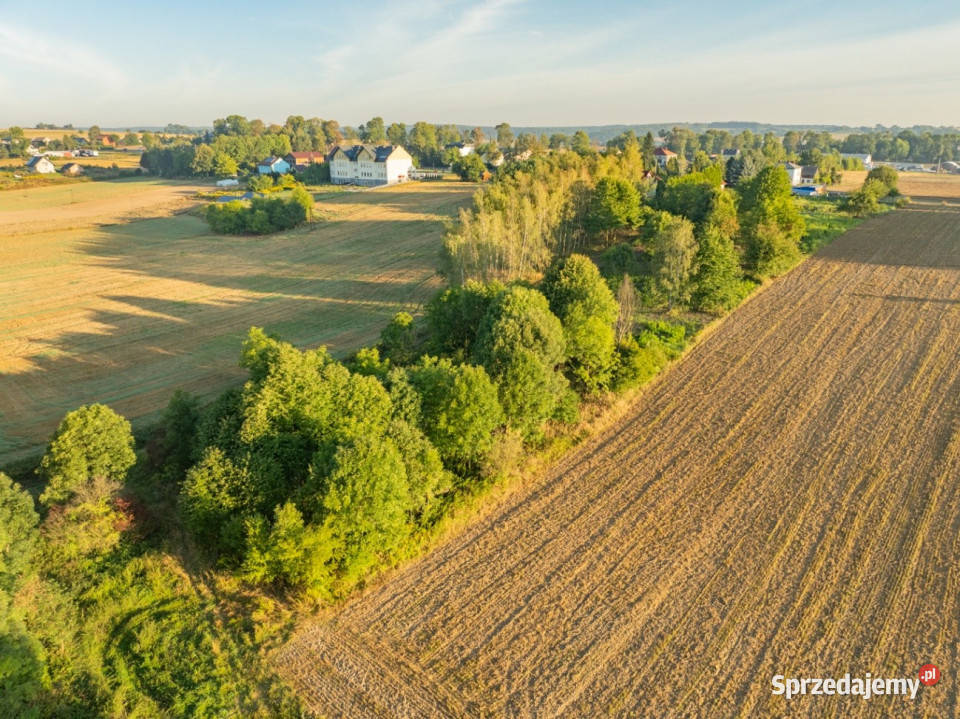 80 arów pozwolenie na budowę 2 domów Sprzedaż małopolskie Nowa Wieś sprzedam