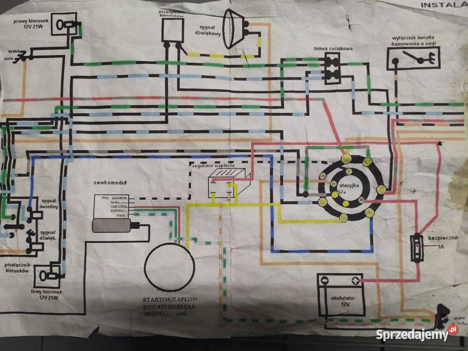 Zapłon simson tuning Ducati energia zachodniopomorskie Kamień Pomorski