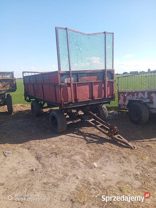 Rozrzutnik obornika dwuosiowy Czarnobialostocka nieuszkodzony Arcugowo sprzedam