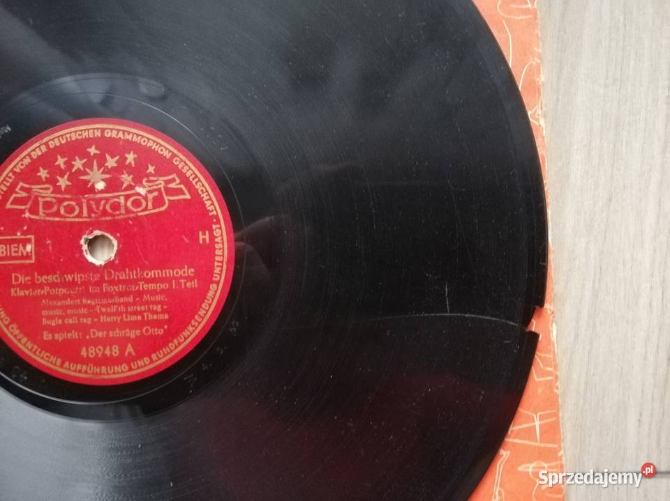 Dwie płyty szelakowe wielkopolskie Wronki