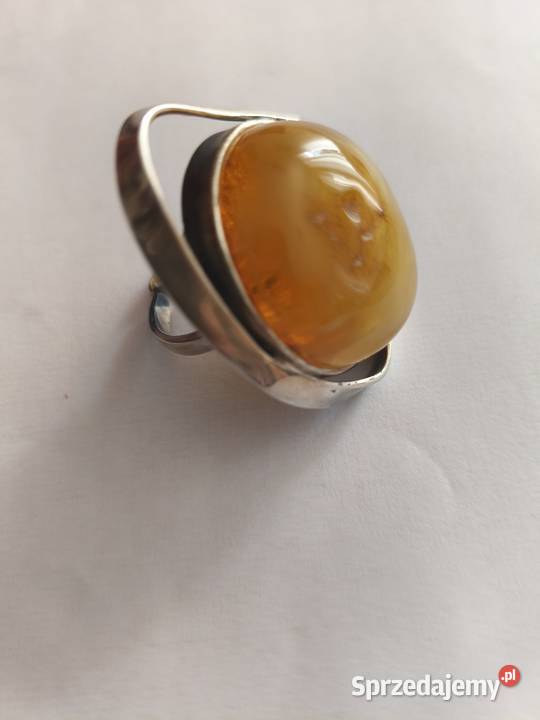 Pierścionek Bursztyn podlaskie Białystok