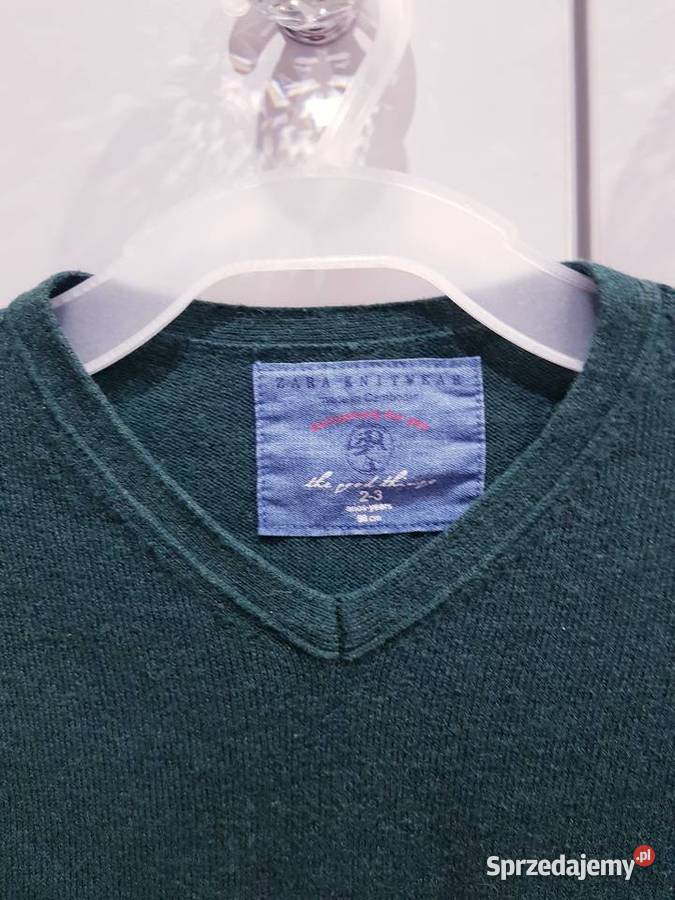 Chłopięcy dzianinowy sweterek z defektem zara Dąbrowa Górnicza