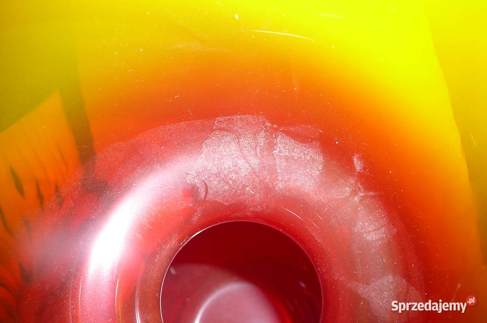 K Krawczyk wazon czerwony lata 70 dolnośląskie