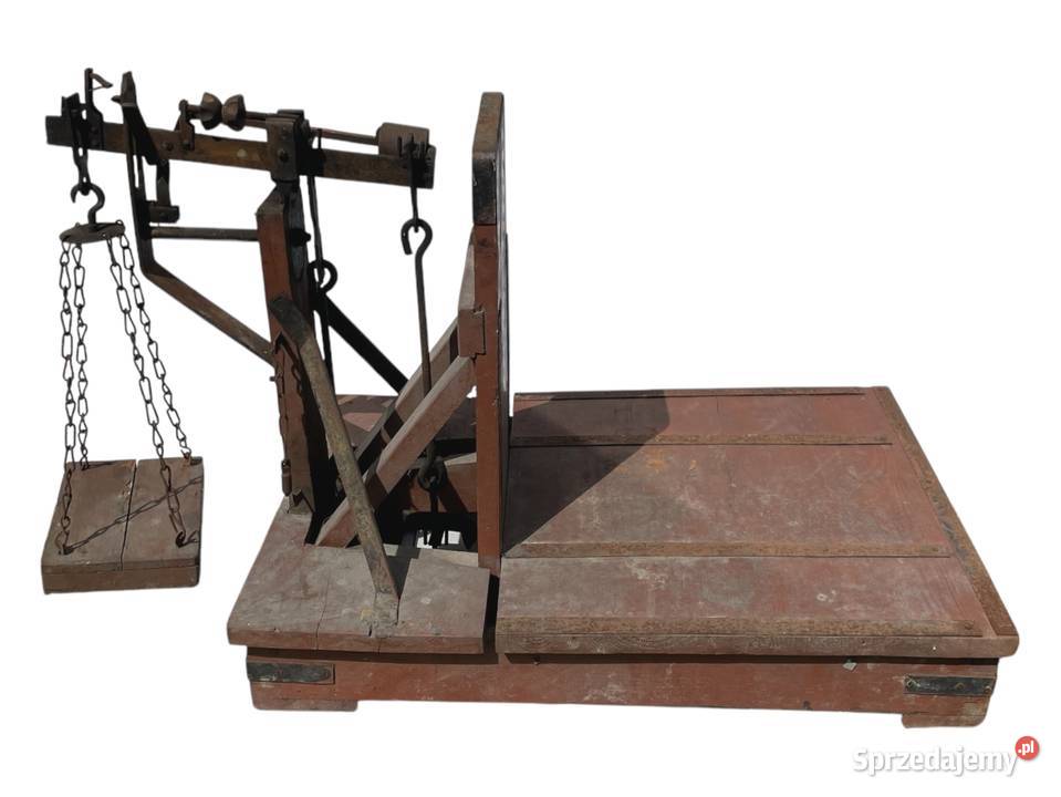 Stara drewniana waga 2 Kraków sprzedam