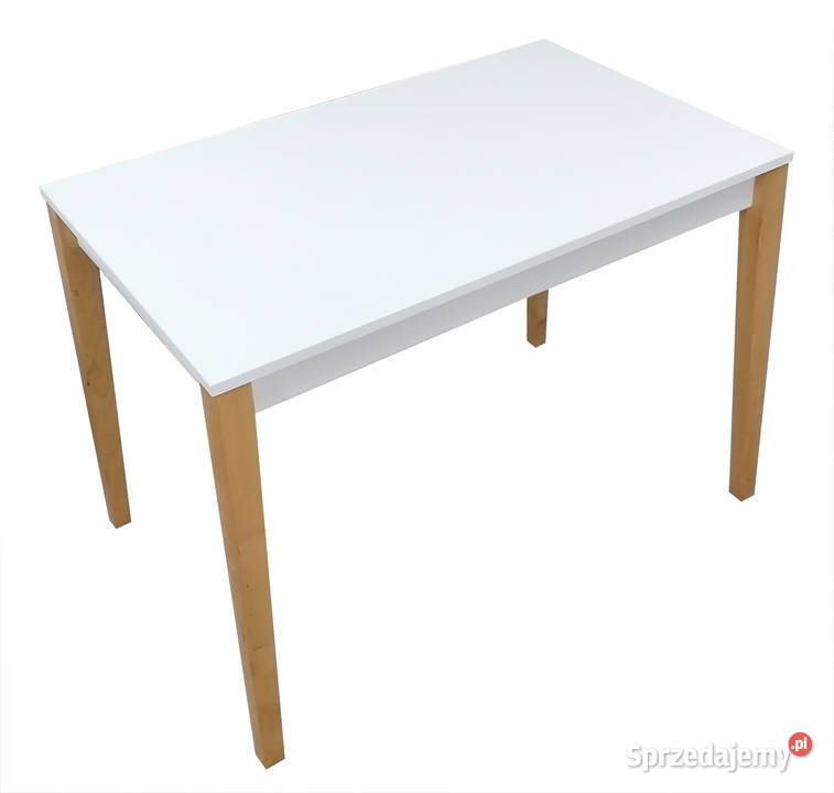 STÓŁ PROSTOKĄTNY BIAŁY ŁAWA BLAT 100 70 LAMINAT 110cm Stoły, krzesła, biurka Tołkiny