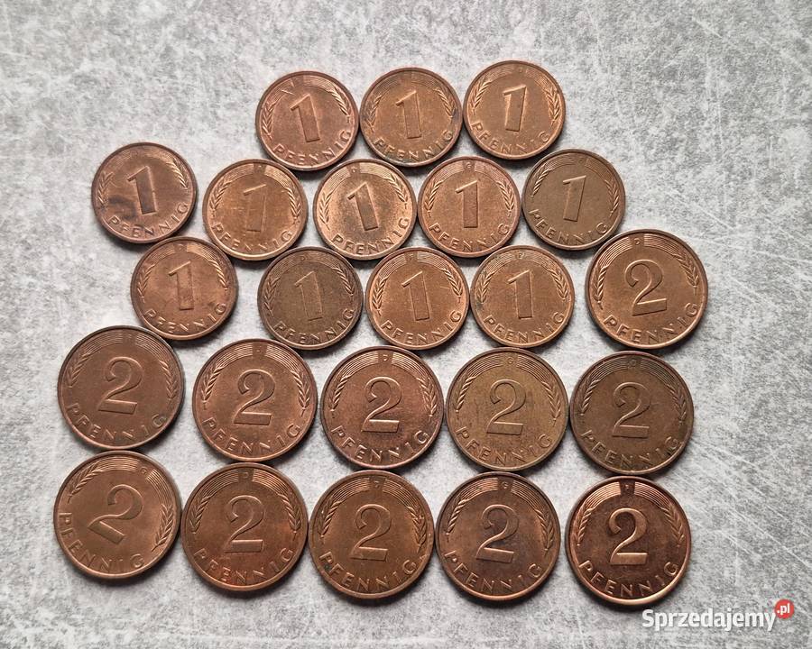 H33 NIEMCY zestaw monet 23 Wola Kruszyńska